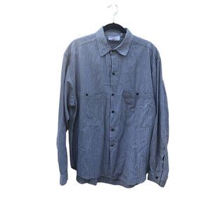 Santana Extra Large (XL) Long Sleeve Button Striped Shirt
